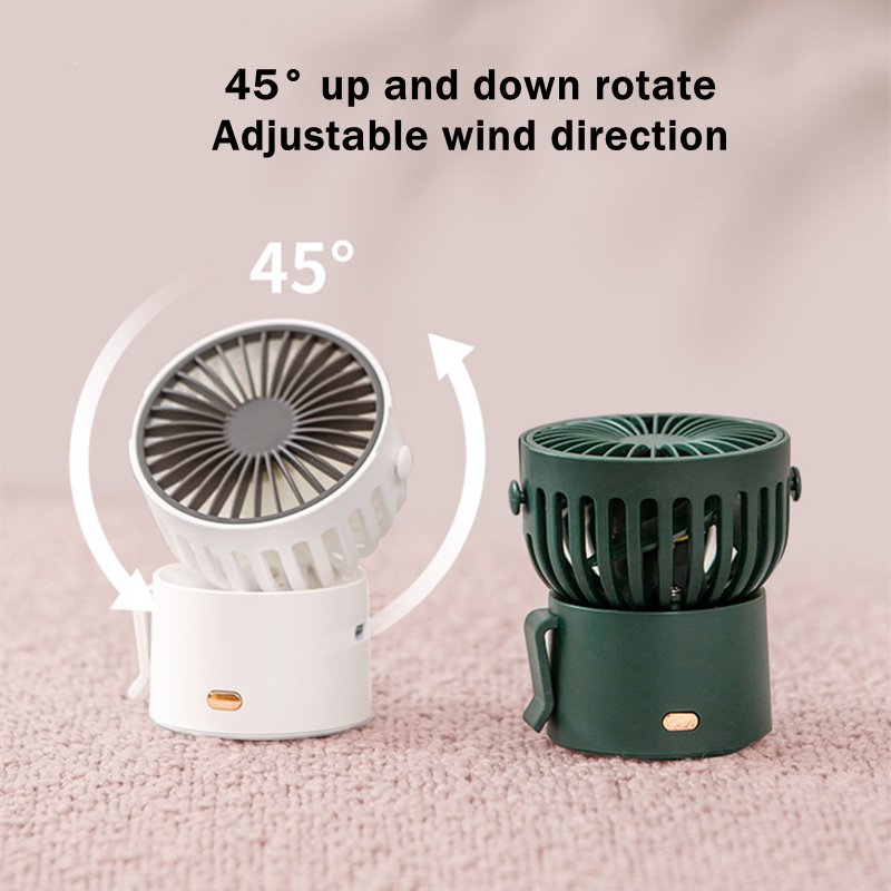 Xiaomi Portable Hanging Neck Mini Fan USB Rechargeable Silent Travel Handheld Air Cooling Fan For Office Home Room Table Fans