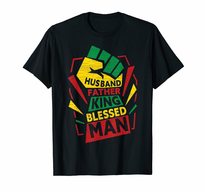 Summer Women's Men's Short Sleeved T-shirt Black KING Fashion Letter Printing Black Africa Map Top