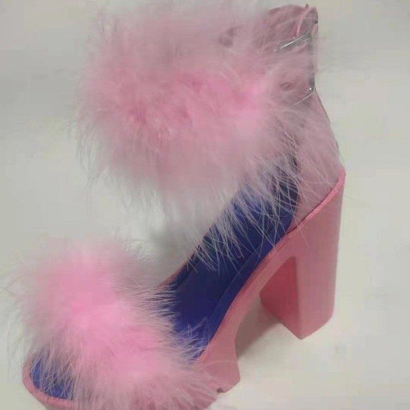 2022 scarpe da donna sandali in gomma con tacco grosso sandali in gomma scarpe da donna tacchi con plateau Mary Janes scarpe tacchi alti scarpe in pelle
