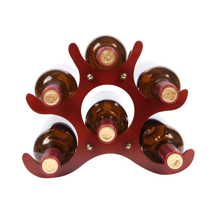 Rak Anggur Kayu Solid Bergaya Eropa Kreatif Rak Botol Anggur Dekorasi Rak Anggur Rumah Ruang Keluarga Papan Kepadatan Tinggi