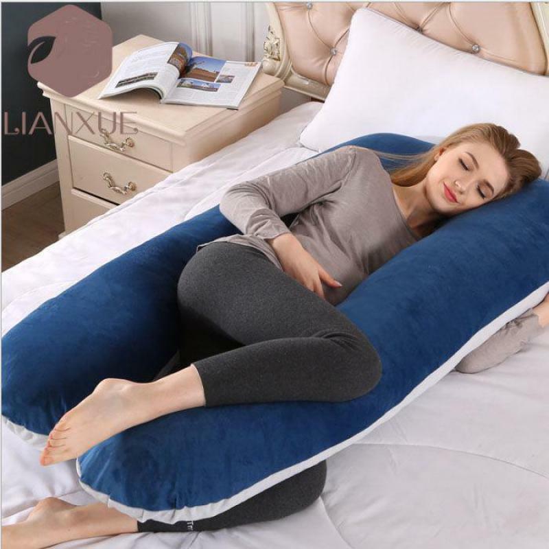 Подушка для беременных женщин U-образная подушка для живота подушка для сна с боковой стороны защищает нижнюю талию для беременных женщин