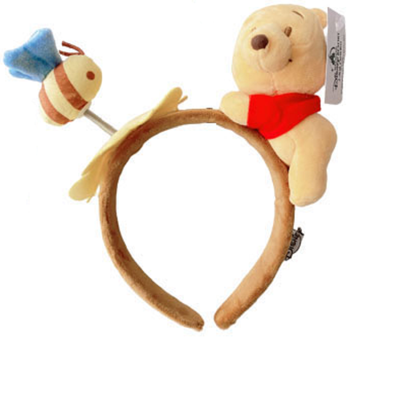 Diadema de oso de fresa para adultos y niños, diadema de felpa con orejas de Animal de dibujos animados de Disney Stitch, novedad