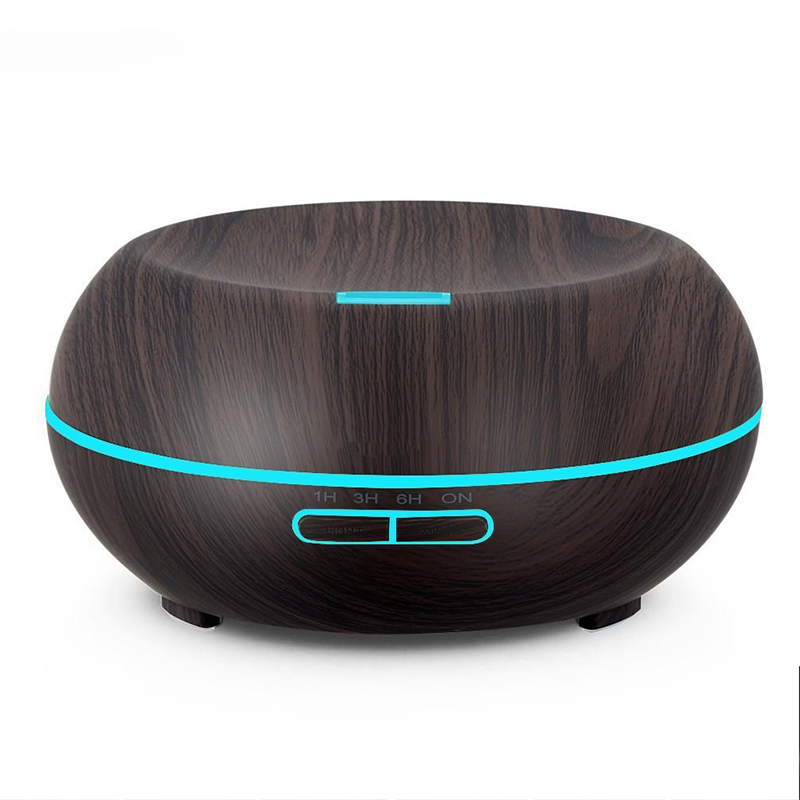 200ml Essential Oil Diffuser Ultrasonic Air Humidifier Wood Grain 14W Electric Diffuser Aromatherapy Mist Maker For Home Office