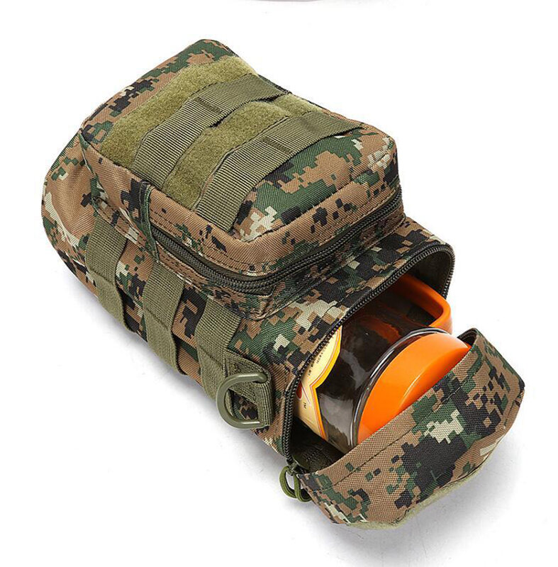 800D Nylon Molle Wasser Flasche Tasche Camping Trink Rucksack Tactical Folding Tasche Tasche Halter für Outdoor Travel Wandern Laufen