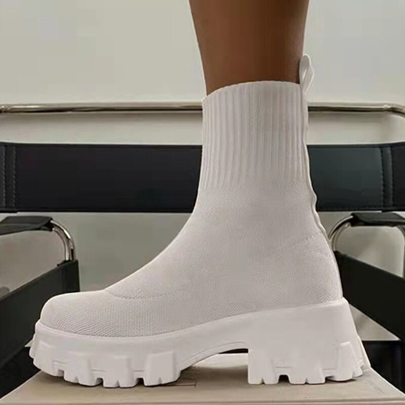 2022 botas de inverno das mulheres novas botas de inverno botas de neve botas de inverno das mulheres deslizamento na plataforma das senhoras sapatos de tornozelo do punk