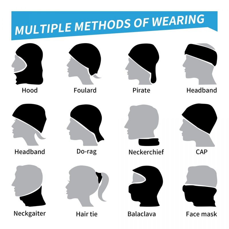 Umbrella Corp Arklay Lab Research Staff Bandana Neck Gaiter Printed Wrap Scarf Multi-use Headband for Men Women Adult Windproof
