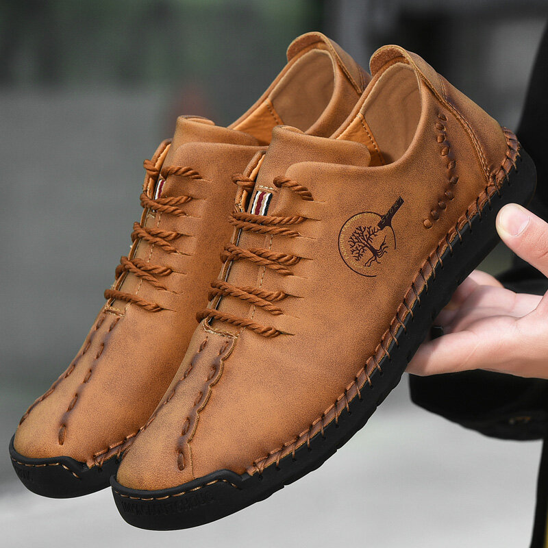 Zapatos de cuero para conducir para hombre, zapatillas cómodas de cuero de calidad, informales, mocasines, gran oferta