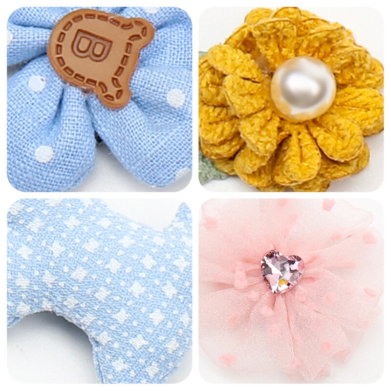 Glitter Hair Pins para criança, animal Motif Mini Hairpins para bebê menina, Bow Clip presilhas, acessórios do bebê, 5pcs por conjunto