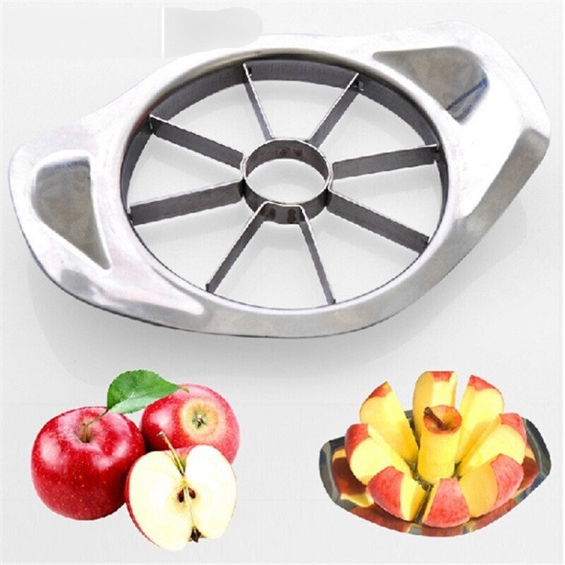 Segure aço inoxidável cortador de maçã slicer vegetal ferramenta de frutas slicer gadget multi-função acessórios de cozinha eco-friendly