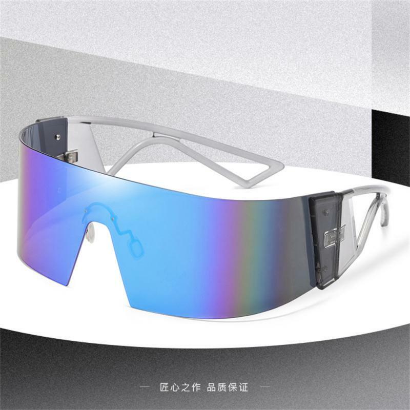 Солнцезащитные очки для велоспорта женские, модные солнцезащитные аксессуары в большой оправе, 2022
