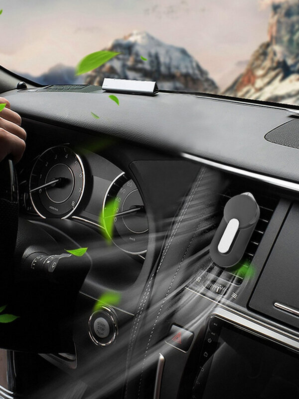 4 em 1 Car Mobile Phone Holder Mount Magnetic Auto Absorção Do Ar Condicionado Vents Mount, com Construído em Segurança Aromaterapia