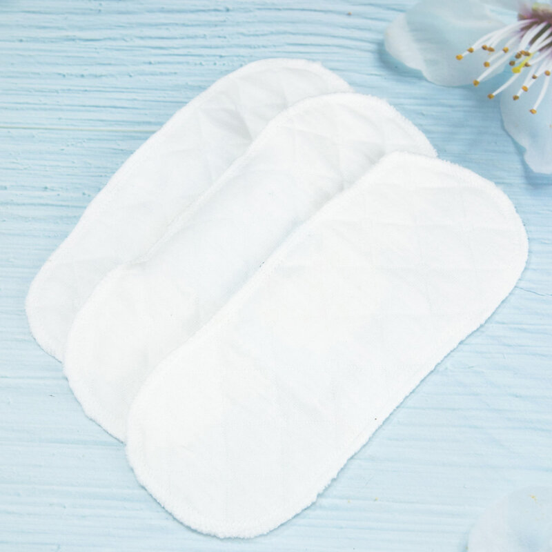 2 sztuk/partia cienkie wielokrotnego użytku higieny intymnej klocki menstruacyjne tkaniny podpaski serwetki zmywalne wodoodporne majtki wkładki kobiet 19cm