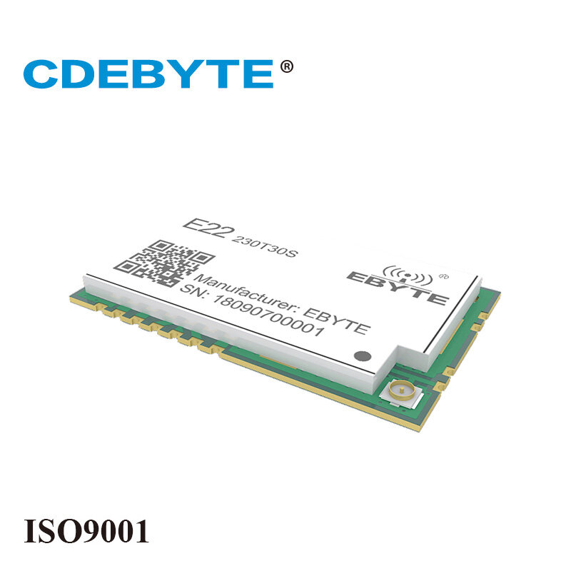 Cdeyte E22-230T30S-V2.0 SX1262 لورا 230MHz 30dBm مصلحة الارصاد الجوية جهاز الإرسال والاستقبال اللاسلكي لمسافات طويلة جهاز ريسيفر استقبال وإرسال ثقب ختم IPEX