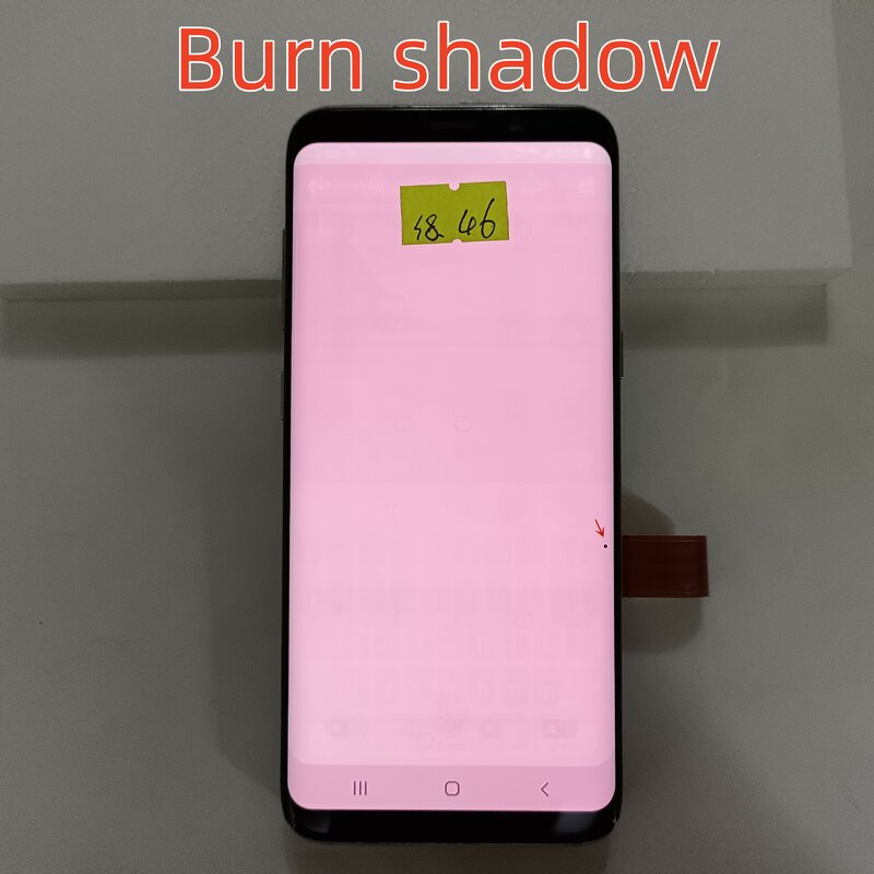 Original SUPER AMOLED S8 LCD For Samsung Galaxy S8 G950A G950F Lcd Display Touch Screen Digitize With Black Dots or with Line