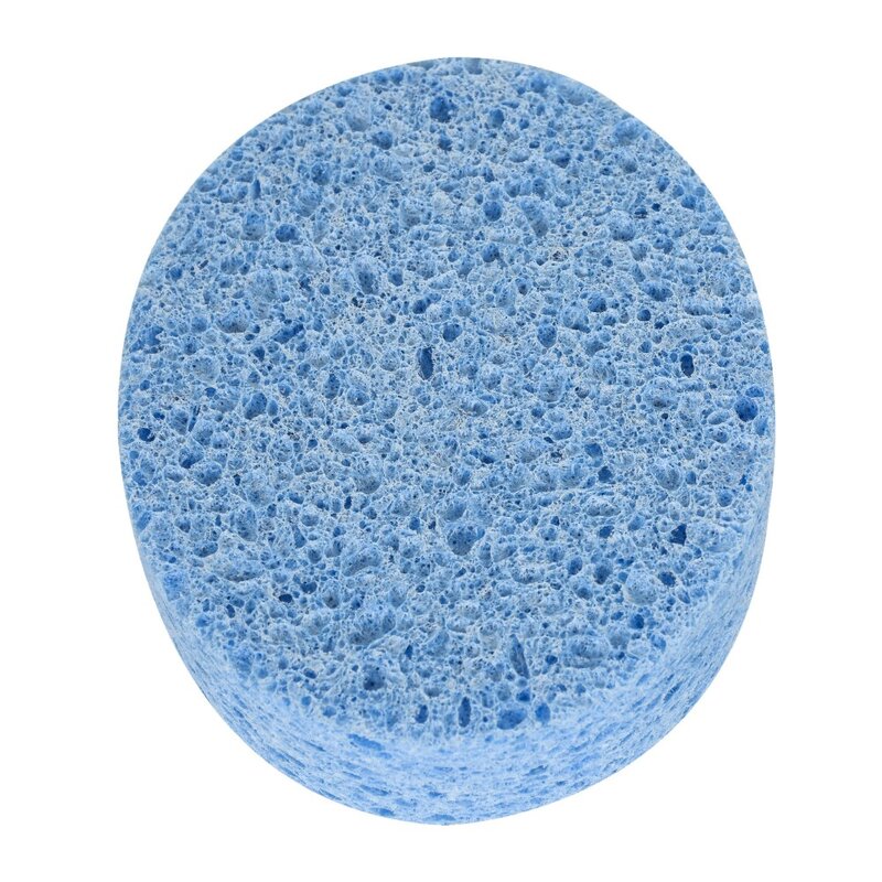 Spugna da bagno per bambini in cellulozik colorata blu
