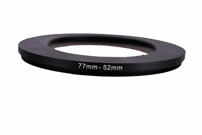 Adaptador de anillos de reducción de filtro 77mm a 52mm 77-52mm 77-52mm 77mm-52mm, anillos de lente de filtro para accesorios de cámara DSLR