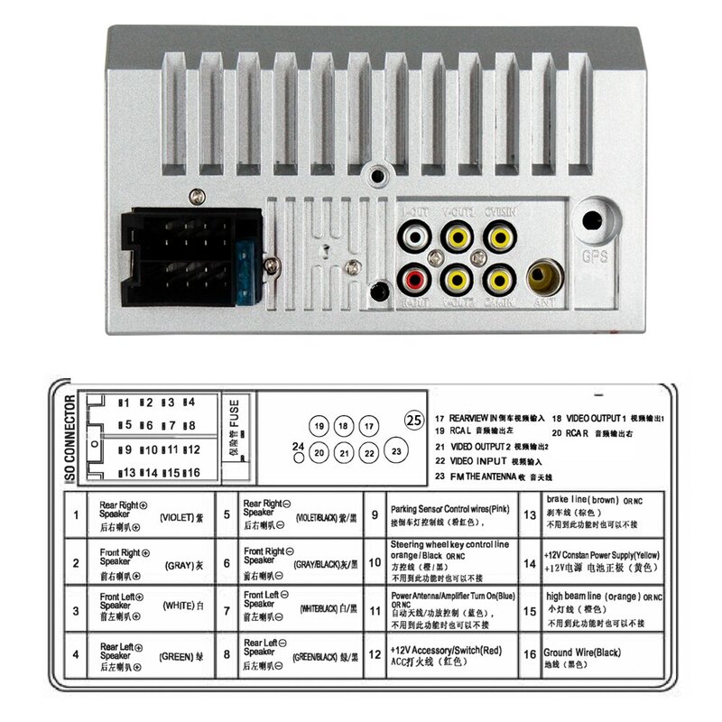 Acodo-Radio Multimedia con Bluetooth para coche, Radio con reproductor MP5, 2Din, HD, 7 pulgadas, estéreo, USB, TF, FM, para Toyota, Honda