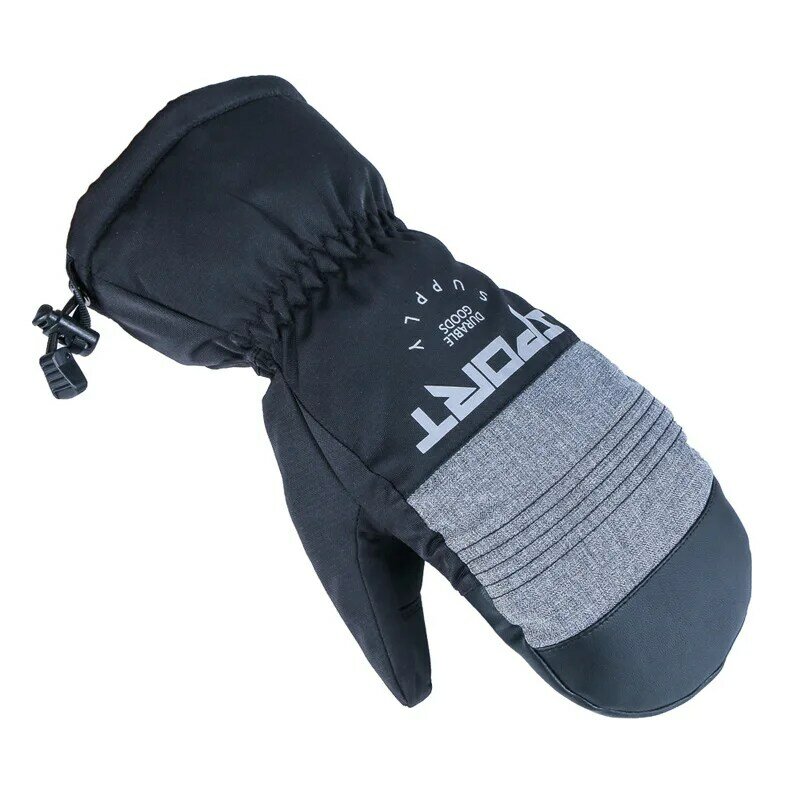Men Women Professional Ski Gloves Ultralight -30 Degree Thicken Warm Winter Fleece Mitten Gloves Waterproof Snowboard Gloves
