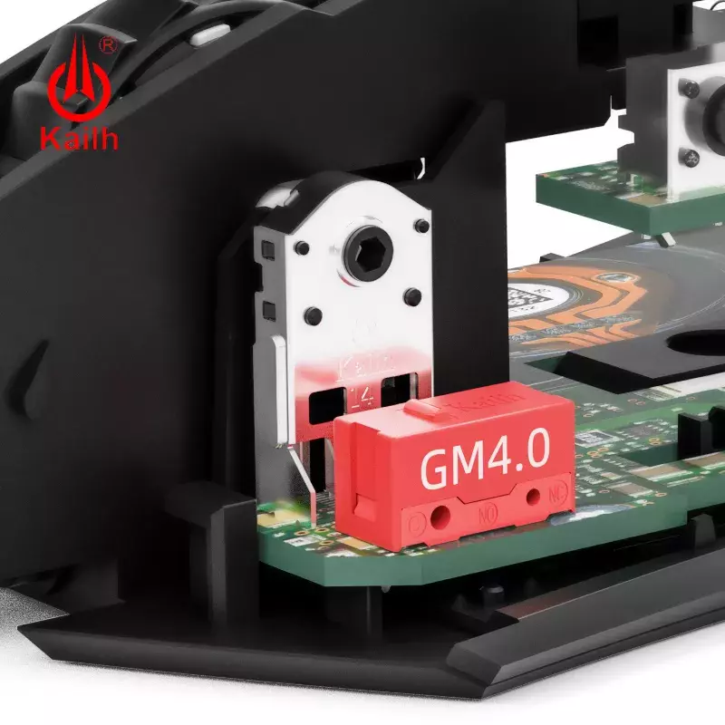 8 sztuk Kailh czerwony mikro przełącznik 60M życie mysz do gier mikro przełącznik 3 Pin czerwona kropka używane na myszy komputerowe lewego prawego przycisku GM4.0