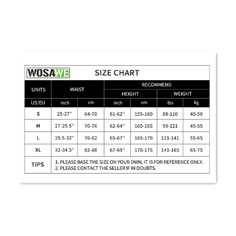 WOSAWE Women's Cycling Underwear Briefs Shorts 3D Quick-dry Sports Tight Bicycle MTB Gel pad Riding Shorts cuecas masculinas