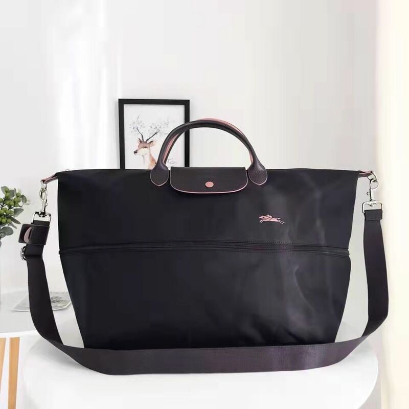 Роскошная брендовая дорожная сумка LONGCHAMP для женщин и мужчин, пляжная сумочка на ремне, нейлоновая вместительная модная сумка через плечо