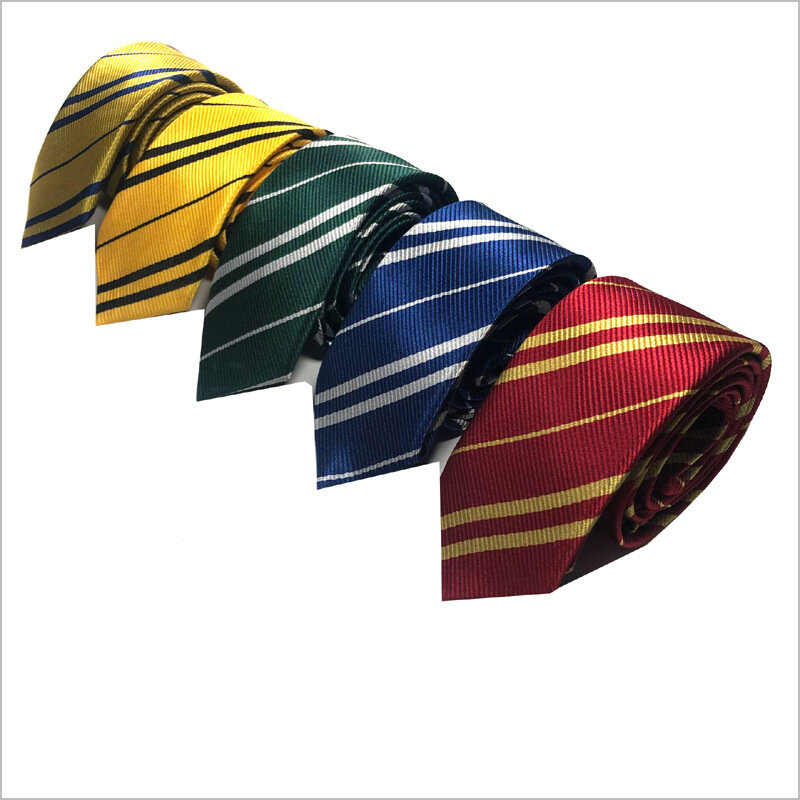 男の子と女の子のためのスリムな大学スタイルのネクタイ,学生のためのカジュアルなストライプのネクタイ