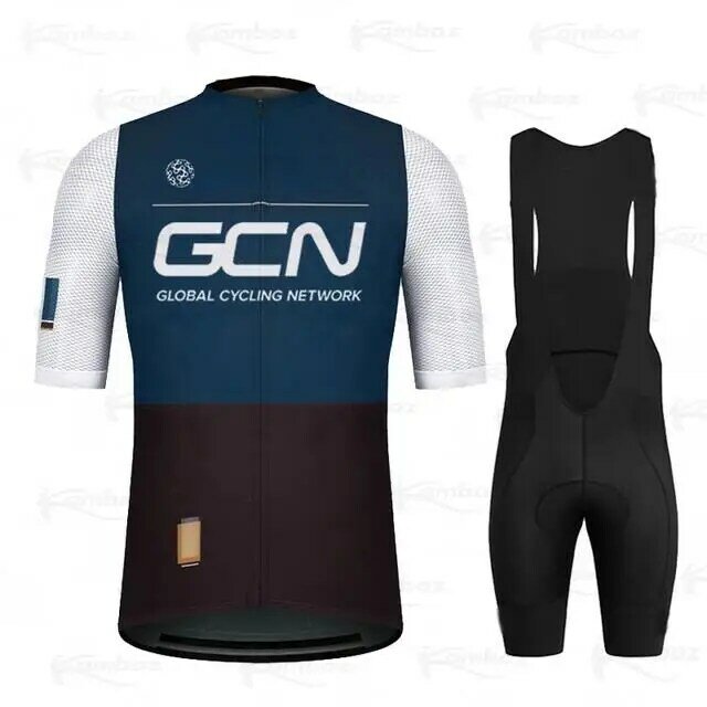 GCN Team-Conjunto de Ropa de Ciclismo, Maillot de manga corta para bicicleta de montaña, Ropa deportiva de carreras, 2022