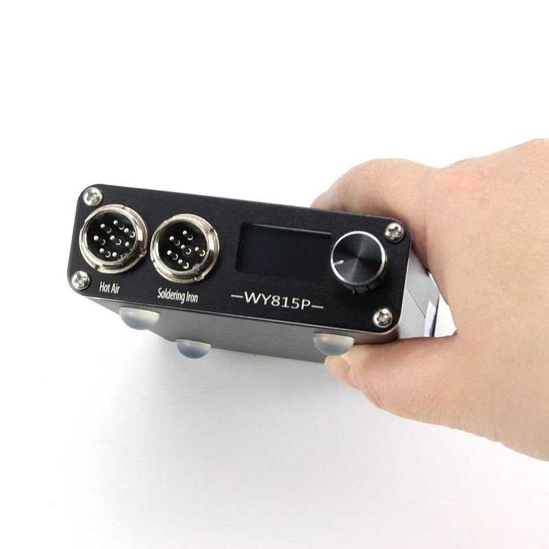 WY815P Display a LED saldatore elettrico pistola ad aria calda T12 Kit stazione di saldatura fai da te rilavorazione stazione dissaldante strumenti di riparazione 220V