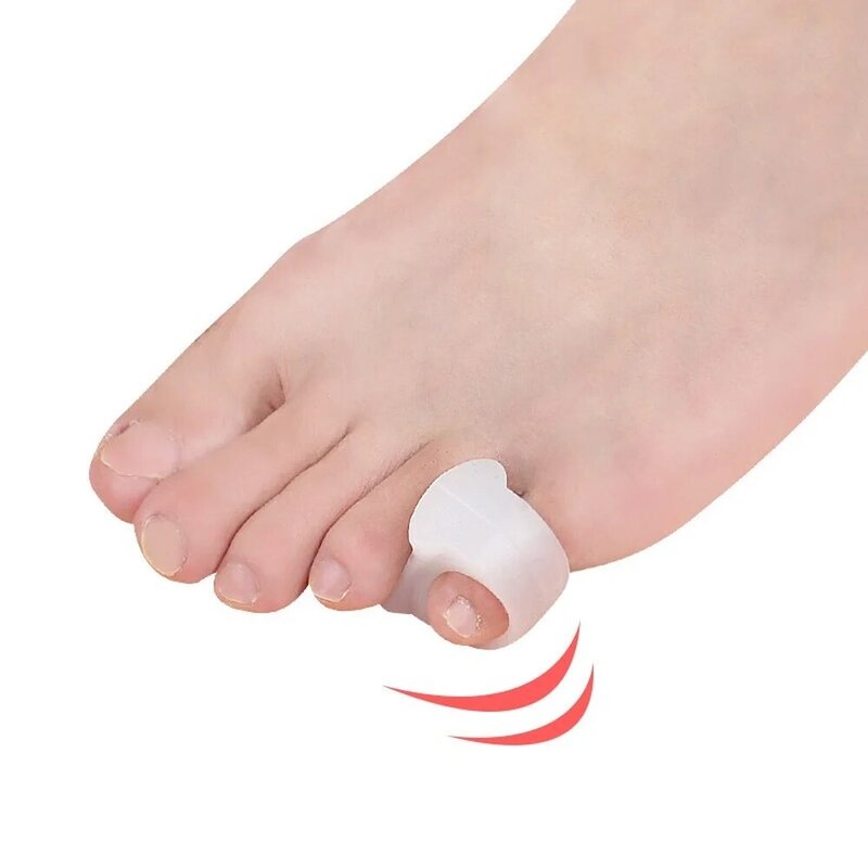 1 par toe silicone bunion guarda pé cuidados ortopédicos toe separadores dedo do pé separador correção almofada ferramenta de cuidados com os pés