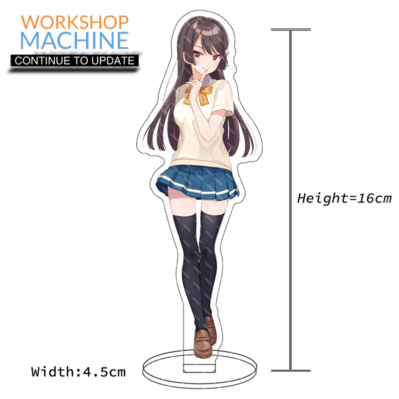 Osamake Anime Manga Personaggi Cosplay Supporto in acrilico Modello da tavolo Scrivania Decorazione d'interni Coppia regalo in piedi 15 cm