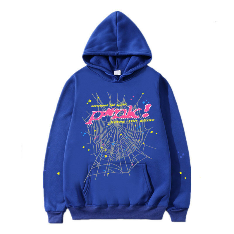 Y2k Street Clothing Harajuku Spider Hooded Sweatshirt Daily Casual Men's and Women's Pullover Long Sleeve Top 2023 Fashion New