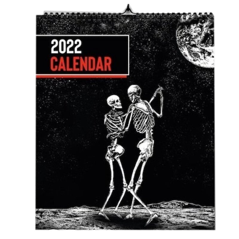 2022 Готический художественный настенный календарь с украшением для дома и гостиной, новогодние и рождественские подарки
