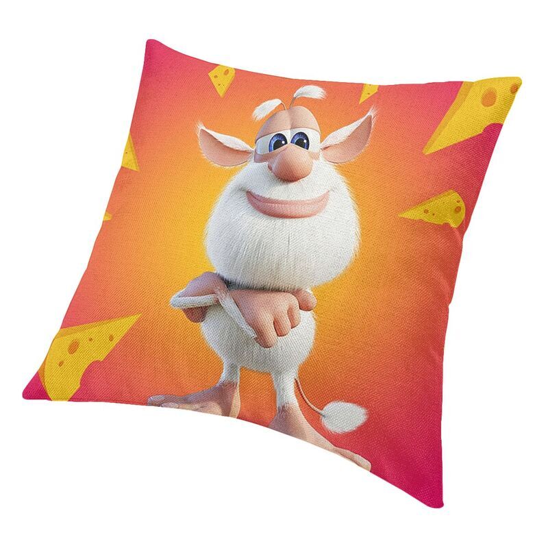 Fashion Threebo New Animation For Kids Boobas Throw Pillow Case Home Decor Custom Square Cushion Cover 40x40cm Pillowcover