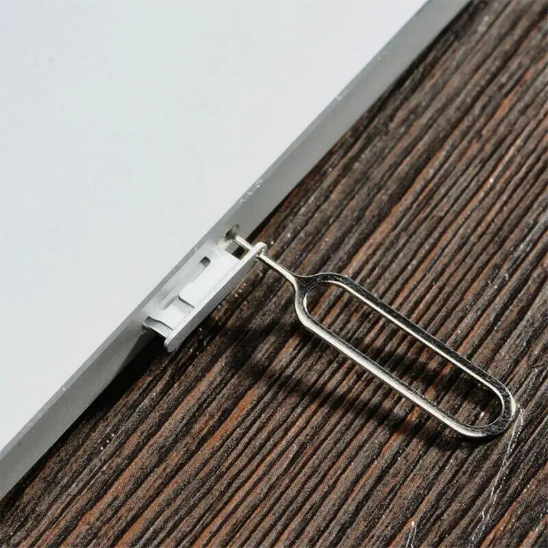 10x SIM Card Removing Pin Open Key Metal Eject Lifter for Various Smartphones Mobile Cells Slot Tray Clip Stick Tip PC Repair