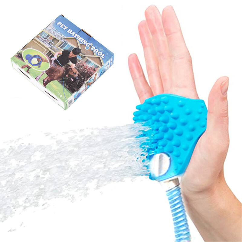 Dog Shower Bath Brush Portable Pet Washer Bathing Tool Pet Grooming Products Pet Cleaning New Dog Bath Artifact