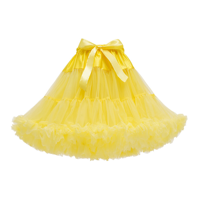 New Arrival Tutu Skirt Petticoats Crinoline Lady Girls Underskirt for Party White Blue Black Ballet Dance Skirt Tutu