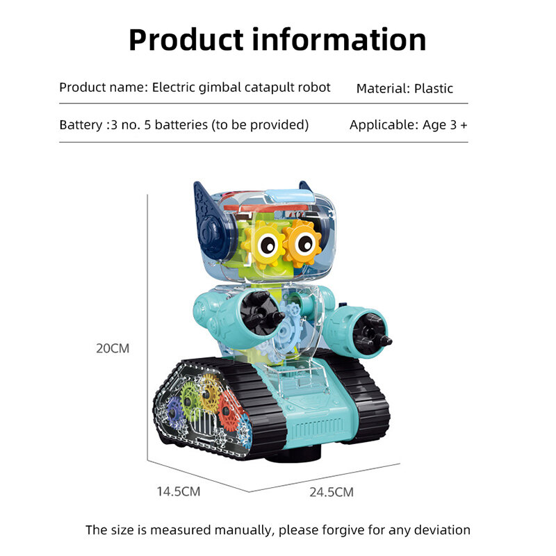 Детская электрическая Умная игрушка-робот-редуктор, имитирующий человека, ходящий Пластиковый Детский пазл, электрическая игрушка-робот д...
