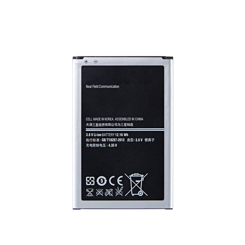 Batterie d'origine pour Samsung Galaxy Note 3, B800BC, B800BU, B800punBattery, N900, N9002, N9005, N9006, N9008, N9009 avec WO, 3200mAh