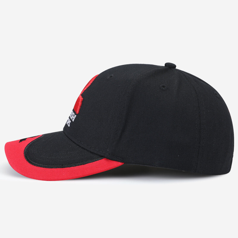 Gorras de béisbol 3D a la moda para hombre y mujer, sombrero de béisbol con Logo de coche MMC Racing F, transpirable, Snapback, Hip Hop, 1