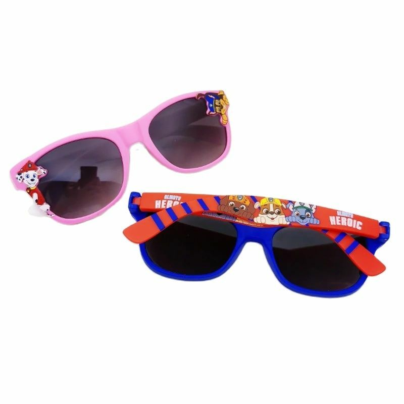 Gafas de sol de la patrulla canina para niños y niñas, lentes a prueba de rayos ultravioleta, protección solar para el verano