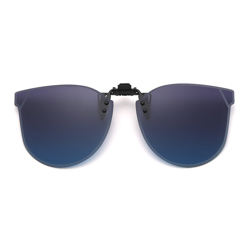 Gafas de sol polarizadas con Clip para mujer, lentes ópticas con gradiente, espejo, Anti-UV, para conducir, 2022