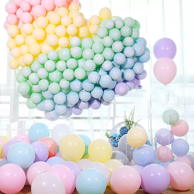 10/20/30 pz 5/10/12 pollici Macaron palloncini in lattice pastello Candy Balloon matrimonio festa di compleanno Decor Baby Shower Decor Air Globos