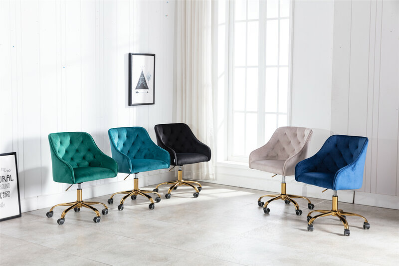 (USA Stock) krzesło obrotowe do salonu/sypialnia, nowoczesne krzesło biurowe