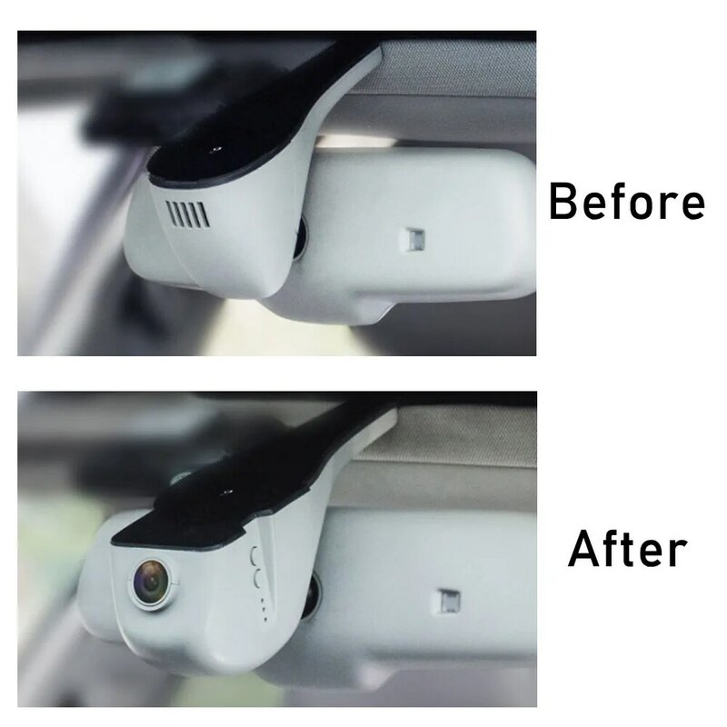 Grecoreal Wifi kamera 4K kamera na deskę rozdzielczą czarna skrzynka z kamerą OEM dla Audi S3 S4 S5 S7 Q2L Q3 Q5 Q5L Q7 Q8 TTA3 A4 A4L A6L A7 2013-2021