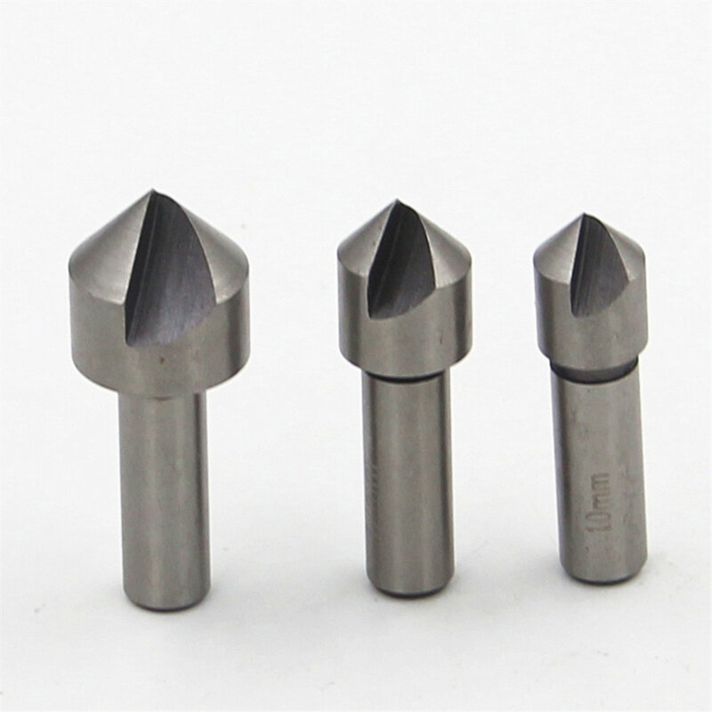 High-Speed Steel 90Degree Single Blade Chamferer Other Milling Cutters Rose Reamer Countersunk Hole Drill Tapper Woodworking Set