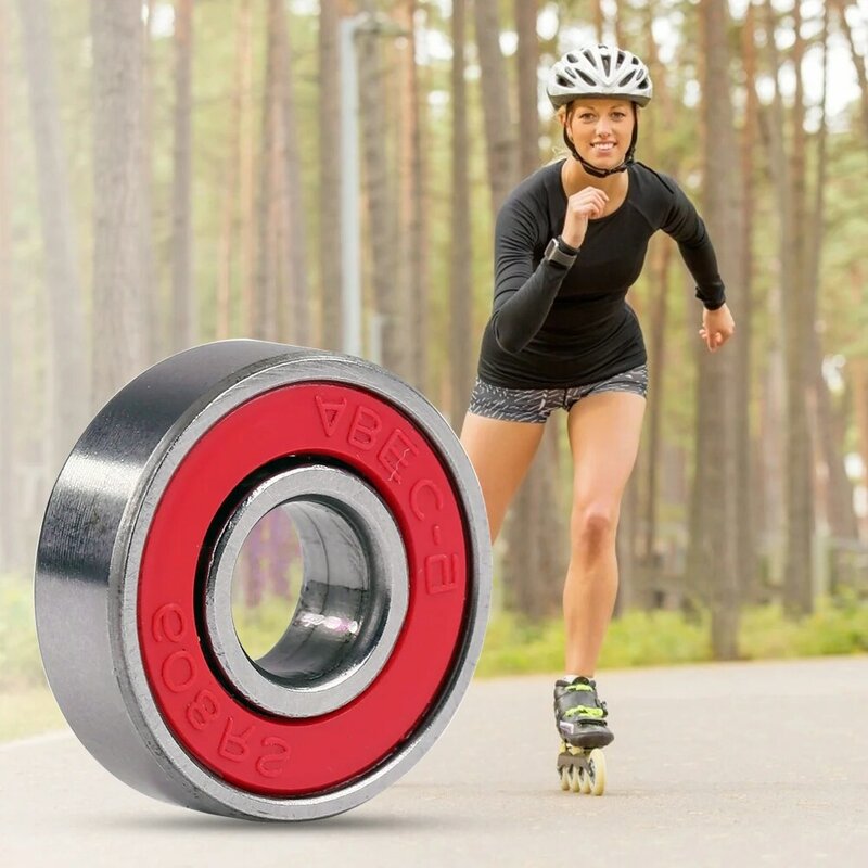 10/20 pces rolamentos de esferas 608rs ABEC-9 8x22x7mm em miniatura de aço carbono rolamento skate scooter profundo sulco rolamento de skate