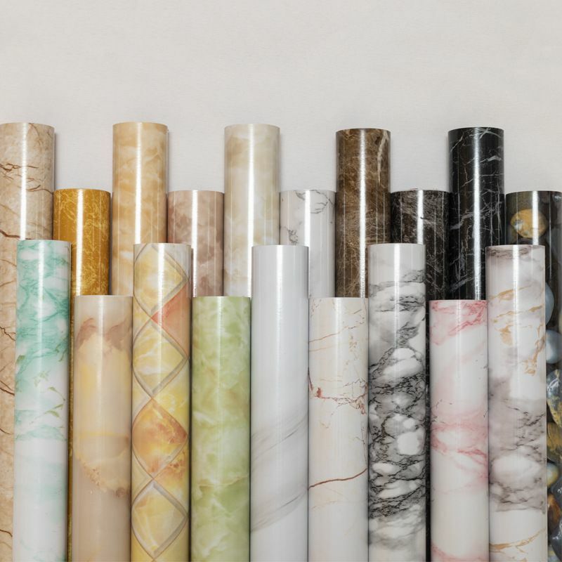 Carta da parati marmo impermeabile autoadesivo pellicola vinilica adesivi murali bagno cucina armadio decorazione della stanza decalcomania carta da parati