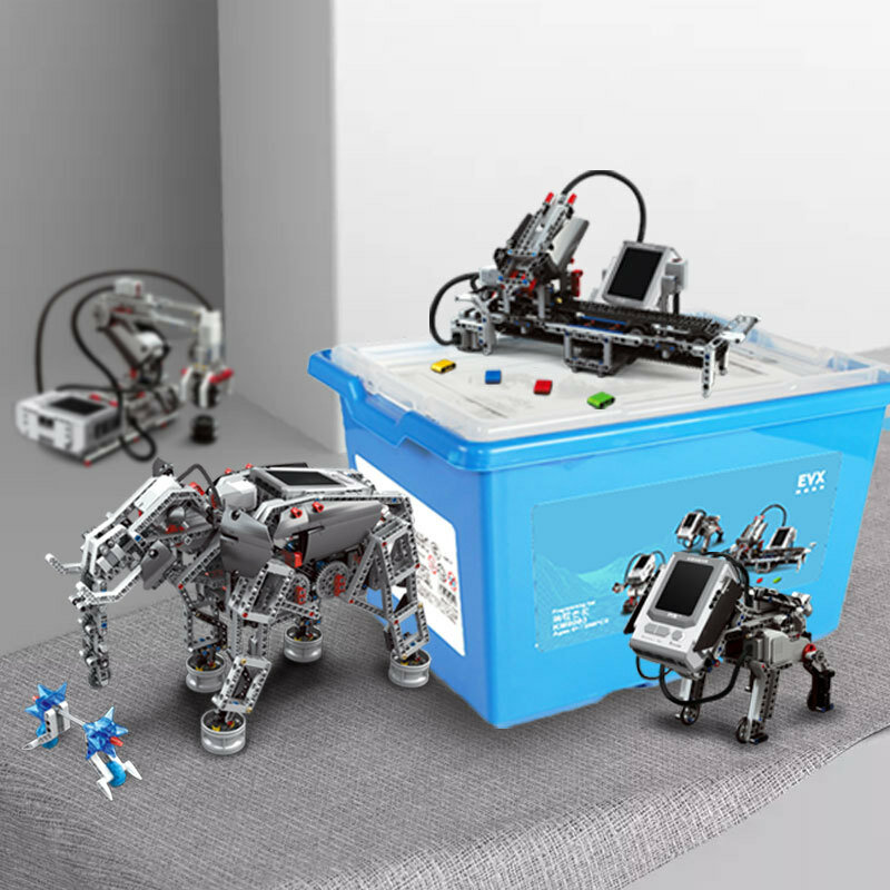 Lập Trình Đồ Chơi Tương Thích Với EV3 Hạt Nhỏ Khối Xây Dựng Robot Lắp Ráp Xếp Hình Học Phát Triển Trí Thông Minh
