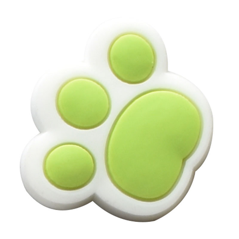 Hot 1 Pcs Paw Print Series PVC Shoe Buckle Cartoon Shoe Charms Accessories Garden Shoe Decorations Charms for Kids Funny Gifts