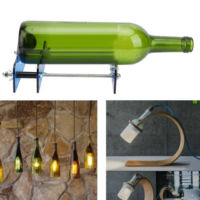 Taglierina per bottiglie di vetro professionale tagliatrice per bottiglie di birra per vino per bottiglie di vino artigianali fai-da-te strumenti per il taglio del vetro della decorazione della casa